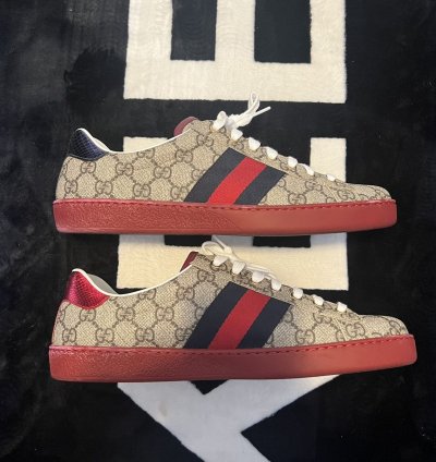 Gucci Ace GG Supreme Red Sneaker