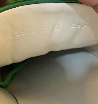 GUCCI ACE GREEN GG MONOGRAM