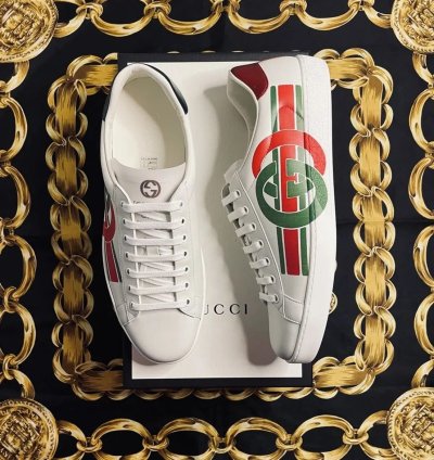 Gucci Ace Interlocking White