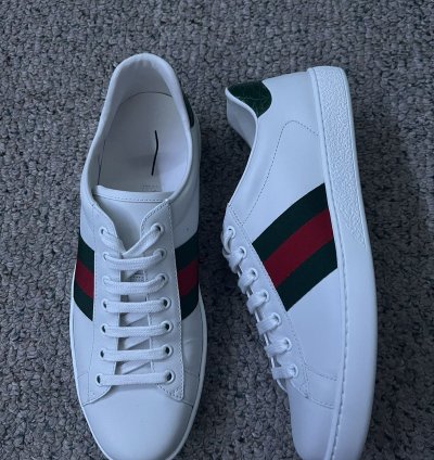 Gucci Ace Leather Low White