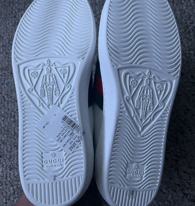 Gucci Ace Leather Low White