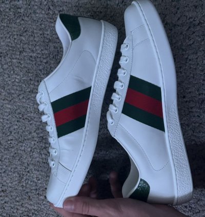 Gucci Ace Leather Low White