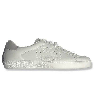 Gucci Ace Perforated Grey