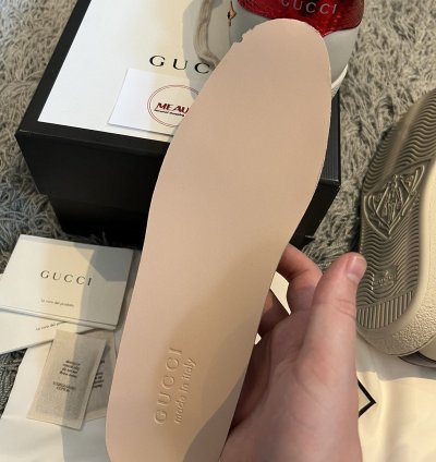 Gucci Ace sneaker flames flame limited rython BRAND NEW 7