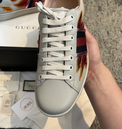 Gucci Ace sneaker flames flame limited rython BRAND NEW 7