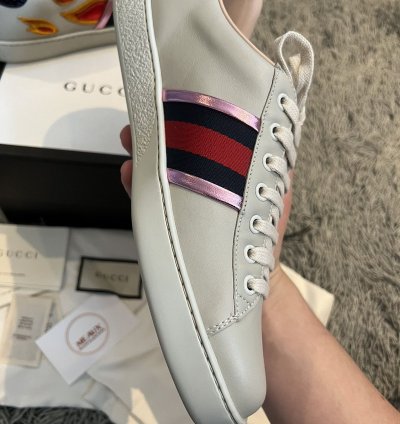 Gucci Ace sneaker flames flame limited rython BRAND NEW 7