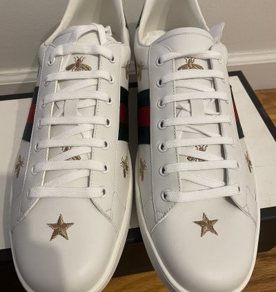Gucci Ace Sneaker Stars and Bees Embroidered Shoes 15