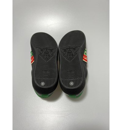 Gucci Ace Sneaker With Elastic Web Black