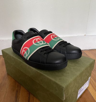 Gucci Ace Sneaker with Strap