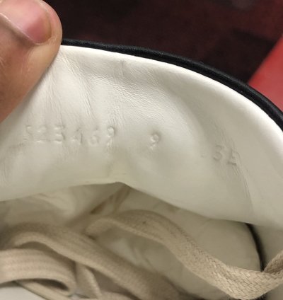 Gucci Ace Stripe Black Cream Low-Top Sneakers