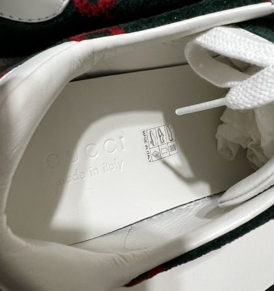 gucci ace terry cloth mens euro 8 5 New