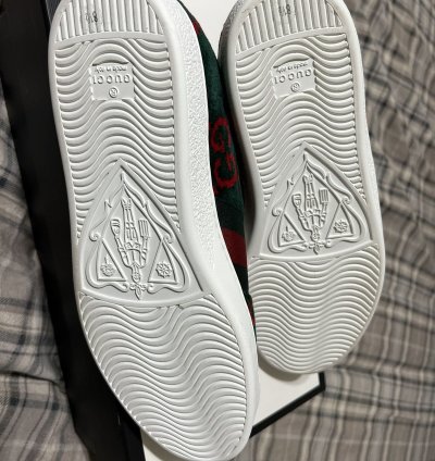 gucci ace terry cloth mens euro 8 5 New