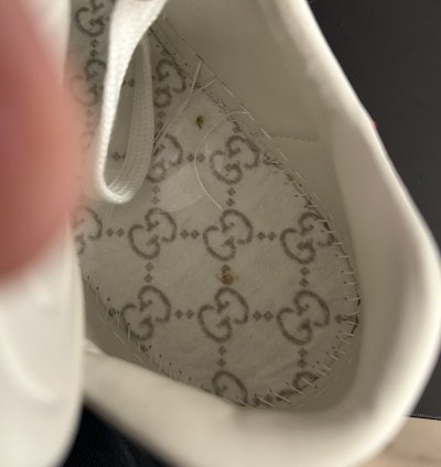 Gucci ace white bee sneaker