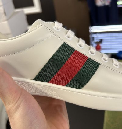 Gucci ace white bee sneaker