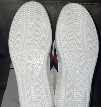 Gucci Ace Wolf Patch Sneaker Size 8 5