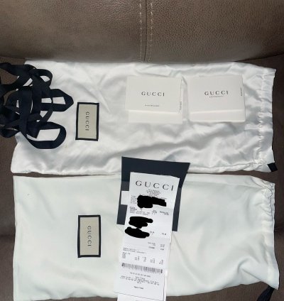 Gucci Ace Wolf Patch Sneaker Size 8 5