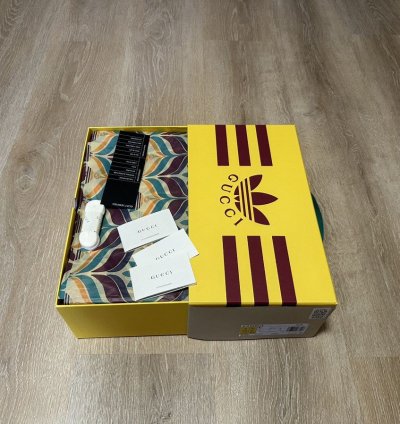 Gucci Adidas Gazelle Black GG