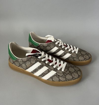 Gucci Adidas Gazelle GG Logo Monogram Sneakers