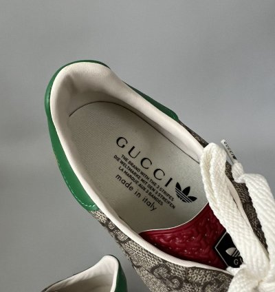 Gucci Adidas Gazelle GG Logo Monogram Sneakers