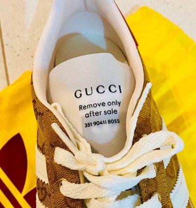 Gucci adidas Gazelle GG Monogram