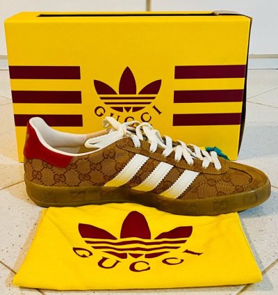 Gucci adidas Gazelle GG Monogram