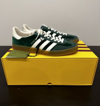 Gucci Adidas Gazelle Green Suede