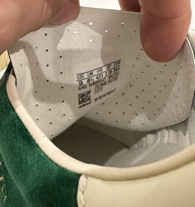 Gucci Adidas Gazelle Green Suede