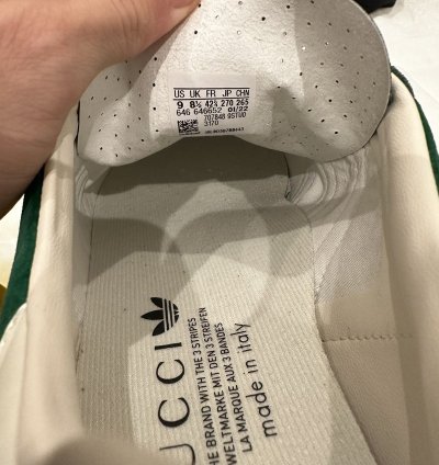 Gucci Adidas Gazelle Green Suede