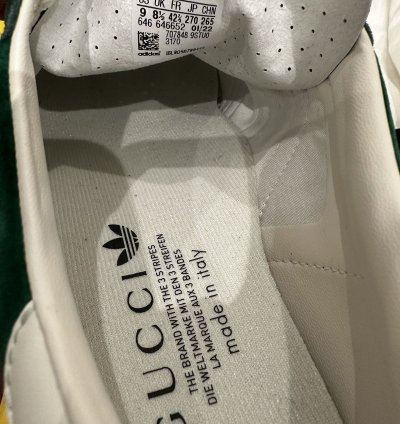 Gucci Adidas Gazelle Green Suede