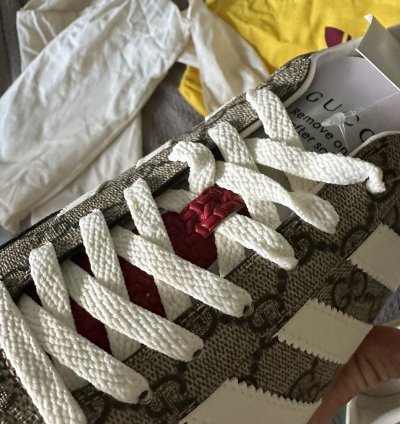 Gucci Adidas Gazelle monogram snkrs