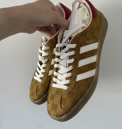 Gucci Adidas Gazelle Monogram US 8