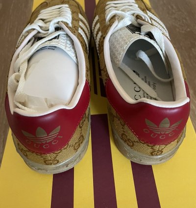 Gucci Adidas Gazelle Monogram US 8