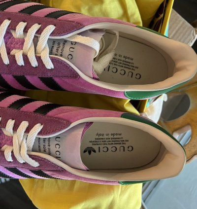 Gucci adidas Gazelle Pink