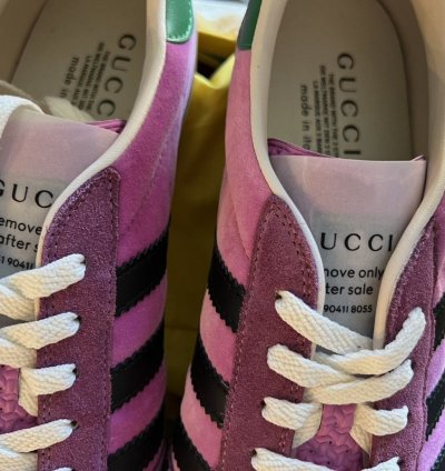 Gucci adidas Gazelle Pink