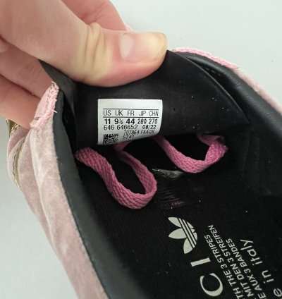 Gucci Adidas Gazelle Pink Velvet Sneakers