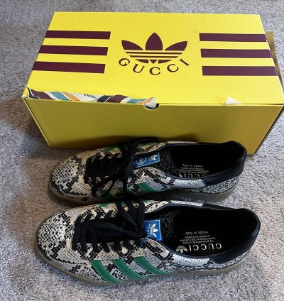 Gucci Adidas Gazelle Python