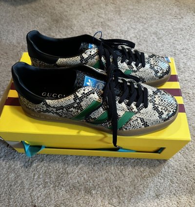 Gucci Adidas Gazelle Python
