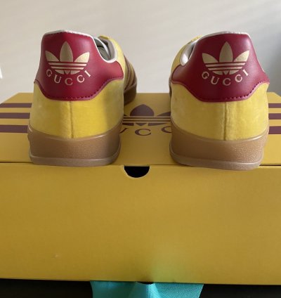 GUCCI ADIDAS GAZELLE YELLOW