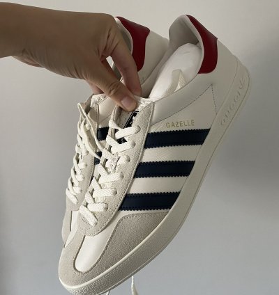 Gucci Adidas Leather Gazelle Cream 10 5US