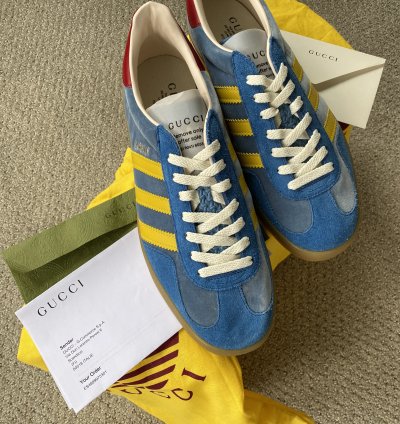 Gucci Adidas men Gazelle