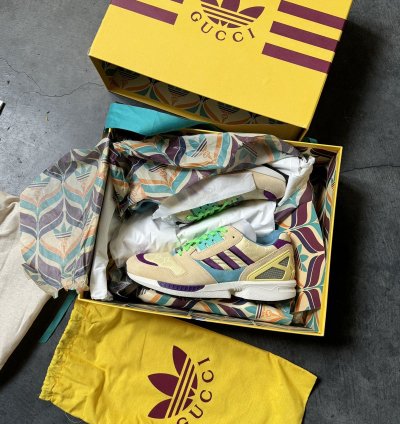Gucci Adidas Suede Madeira sneaker