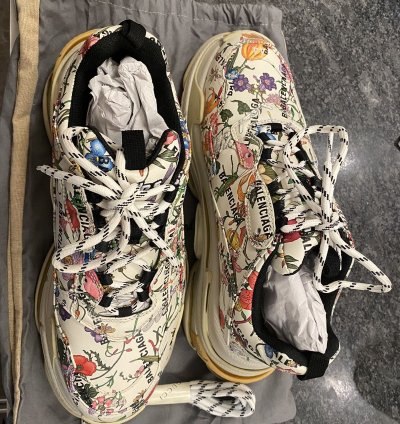 Gucci Balenciaga The Hacker Project Triple Size 44 Floral