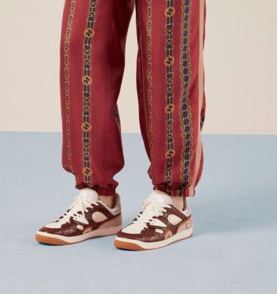 GUCCI Basket Nojum Alligator Sneaker