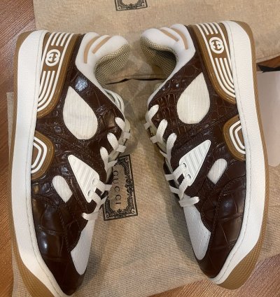 GUCCI Basket Nojum Alligator Sneaker