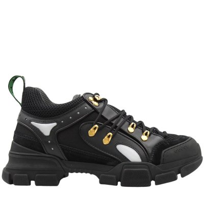 Gucci Black Flashtrek Sega Sneakers