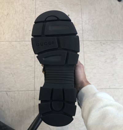 Gucci Black Flashtrek Sega Sneakers