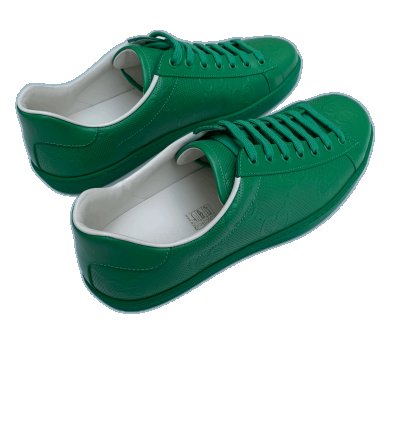 Gucci BNIB Green GG Ace Low-Top Sneaker