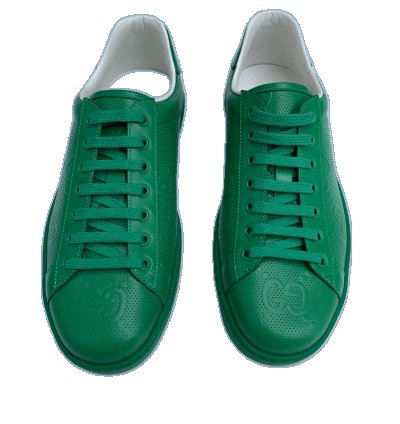 Gucci BNIB Green GG Ace Low-Top Sneaker