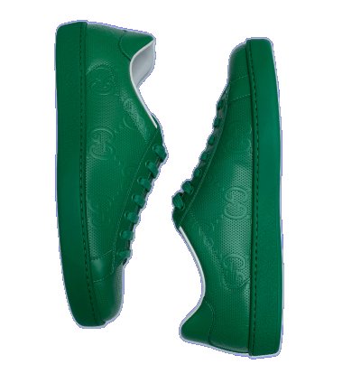 Gucci BNIB Green GG Ace Low-Top Sneaker
