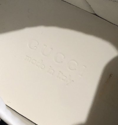 Gucci BNIB Navy Red Wool GG Ace Sneaker